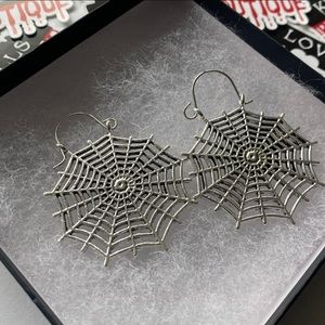 New Spiderweb Hoop Earrings